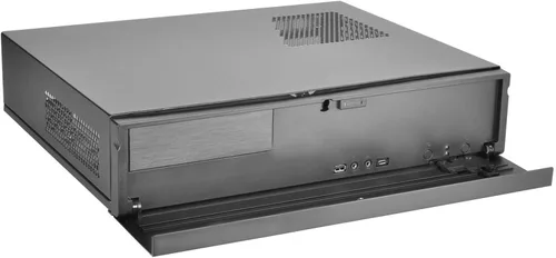 Miniatura 3 de Silverstone Tecnología Milo ML04 Tipo-C Puerta delantera de aluminio/cuerpo de acero Micro ATX Media Center/HTPC Caso, SST-ML04B-C