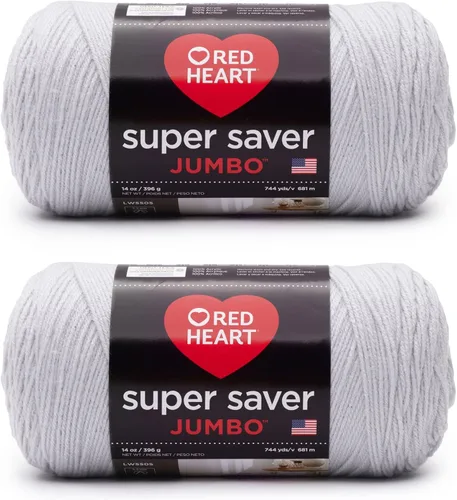 Miniatura 101 de Red Heart Super Saver Jumbo Ovillo de lana, Amatista