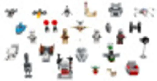 Miniatura 2 de LEGO Star Wars Calendario de Adviento 75307 Impresionante kit de construcción de juguetes para niños con 7 personajes populares y 17 mini