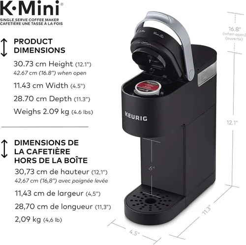 Miniatura 3 de Dispensador K-Mini de Bebidas Calientes Negro Mate