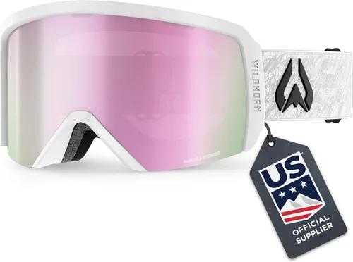 Miniatura 10 de Wildhorn Cristo - Gafas de esquí para hombre y mujer, 100% UV, antivaho OTG, gafas de snowboard, proveedor oficial del equipo de esquí de EE. UU.