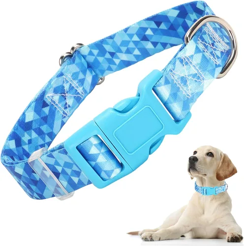 Miniatura 16 de Collares de Perro para Niñas con Patrones de Margaritas, Lindo Collar Rosa para Perras, Collares Ajustables Blandos y Duraderos para Perros XS 12