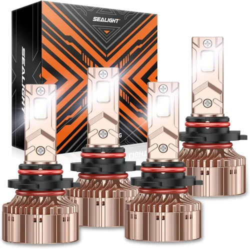 Miniatura 8 de SEALIGHT Focos H11/H8/H9 de 40000 lm, luz X6S H16, iluminación ajustable de 360°, 16 chips ultra brillantes, instalación fácil de enchufar y usar