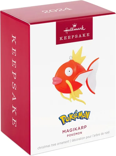 Miniatura 3 de Adorno navideño Hallmark Keepsake 2024, Pokémon Magikarp, Regalos para fans de Pokémon