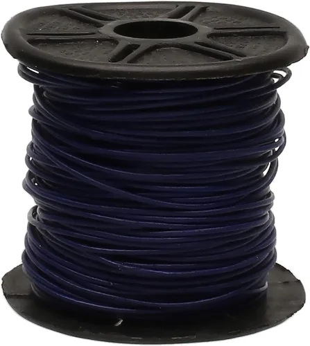 Miniatura 129 de The Beadsmith Cordón de cuero – Negro – Bobina de 0.039 in – 5 yardas/14.8 ft – Tanga de cuero indio ideal para trenzar, cuentas, collares, cordones