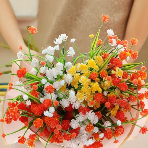 Miniatura 4 de Fainne 100 hojas de papel de regalo de flores, papel de regalo floral a granel, impermeable, suministros de ramo de floristería coreana, regalo