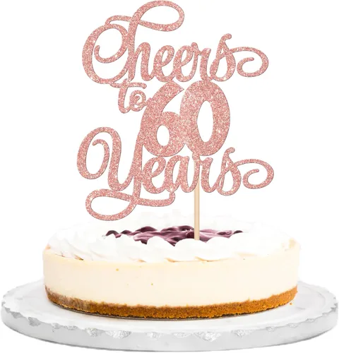 Miniatura 8 de 1 pieza de decoración para tartas de 40 años con purpurina para pastel de 40 años, 40 años, decoración fabulosa para tartas de cumpleaños de 40 Negro