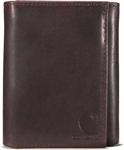 Carhartt Carteras duraderas de cuero marrón aceitado, para hombre, disponibles en varios estilos