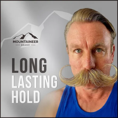 Miniatura 3 de Mountaineer Brand Stache Stick Aroma de Apalachia Hecho con ingredientes naturales West Virginia Firme y duradero Cera de bigote