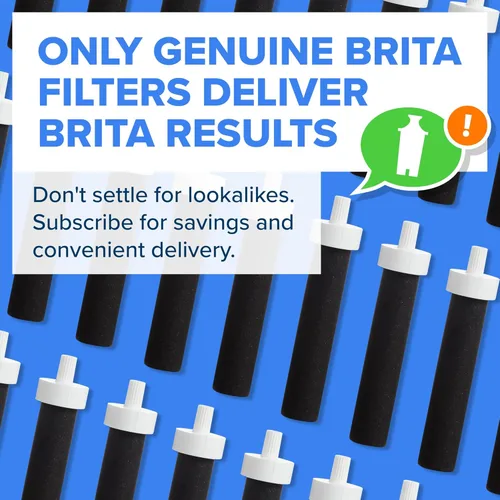 Miniatura 9 de Botella de agua con filtro de material duro premium Brita, sin BPA, reutilizable, reemplaza 300 botellas de agua de plástico, el filtro dura 2 meses