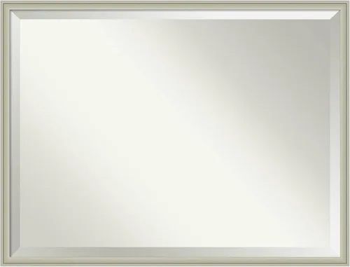 Miniatura 23 de Amanti Art Espejo de baño, espejo de pared dorado Florence para usar como espejo de tocador de baño sobre fregadero (21.75 x 17.75 pulgadas), espejo