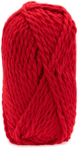 Miniatura 7 de (3 madejas pequeñas y hermosas) Mezcla de hilo de alpaca Umayo [165 yardas en total] Rojo, #5 voluminoso