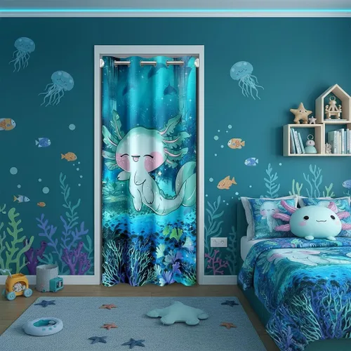 Miniatura 20 de Castle Fairy Cortina con estampado de piel de vaca para jóvenes adultos, diseño abstracto de piel de vaca blanca y granate, cortina opaca