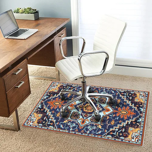 Miniatura 5 de Tapete para silla de suelo de madera dura en casa, oficina, debajo del escritorio, para silla de videojuegos, ruedas fácil de enrollar, Alfombrilla