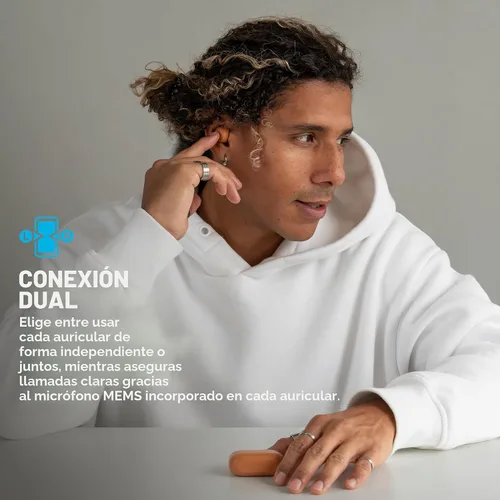 Miniatura 4 de JLab Go Air Pop+ Tones Auriculares inalámbricos verdaderos, auriculares intraurales, auriculares Bluetooth, auriculares de reproducción de 35 horas