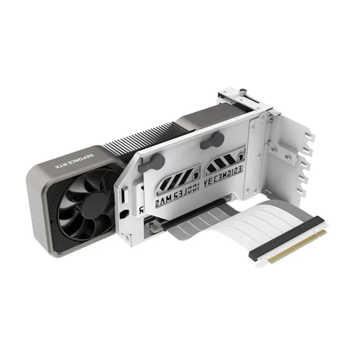 Miniatura 12 de Cooler Master Kit Vertical para Soporte de Tarjeta GPU V3 Blanco, para Placas Madre PCIe 4.0 5.0, GPUs RTX 5090 RX 9070 XT, Carcasa de ABS, 165mm