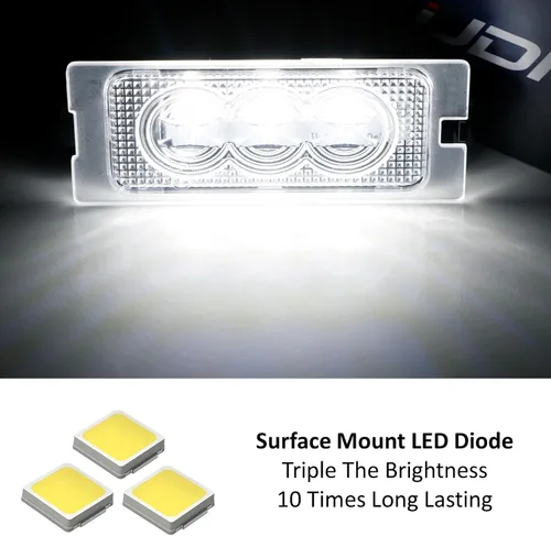 Miniatura 3 de iJDMTOY OEM-Fit - Kit de luces LED completas de 3 W para matrícula compatible con Ford 2007-14 Edge, Escape 2008-12 y Mercury Mariner 2008-11