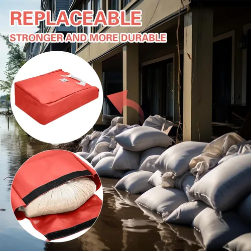 Miniatura 6 de Simgoing 4 bolsas de arena de vinilo para casa de rebote, accesorios para casa de rebote, bolsa de arena para soporte y anclaje, inflables, tiendas