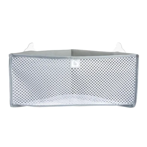 Miniatura 3 de Munchkin® High 'n Dry™ Organizador y almacenamiento de juguetes de baño, tapete de baño acolchado gris y Soft Spot™ para niños, gris