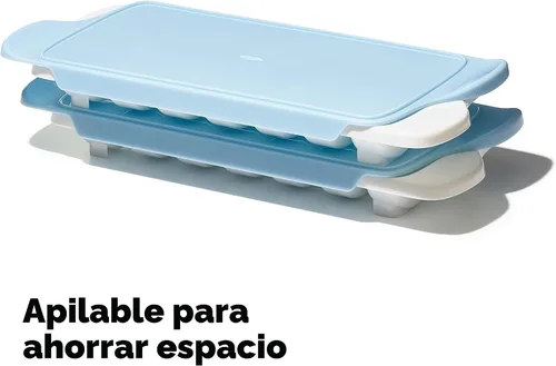 Miniatura 6 de OXO Good Grips - Bandeja para cubitos de hielo, 2 unidades, color blanco