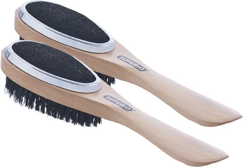 Miniatura 12 de Superio Cepillo para ropa, cepillo para ropa, removedor de pelo de mascotas, cepillo de pelusa 3 en 1, cepillo de ropa y cuerno para traje, abrigo