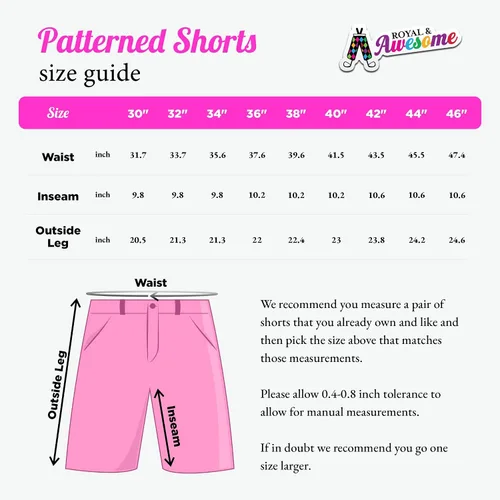 Miniatura 5 de Royal & Awesome Pantalones cortos de golf para hombre, pantalones cortos de golf locos para hombres, pantalones cortos a cuadros para hombre