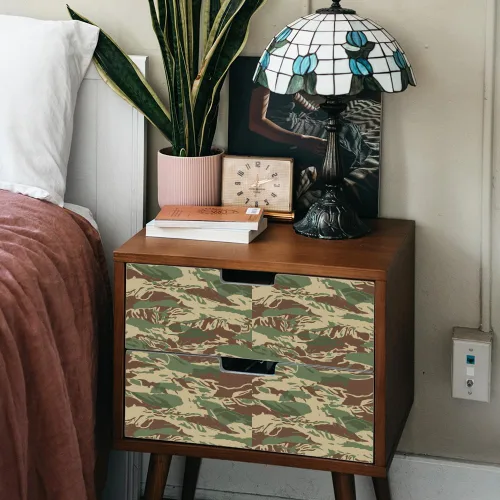 Miniatura 4 de FINGERINSPIRE 3 plantillas de camuflaje con pinceladas en capas de 11.8 x 11.8 pulgadas, plantillas de camuflaje para pintar patrones desordenados