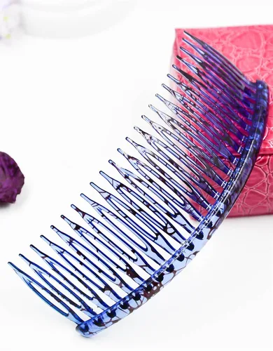 Miniatura 7 de Peine para el cabello con patrones surtidos de belleza sin esfuerzo de 4.7 pulgadas, paquete de 4