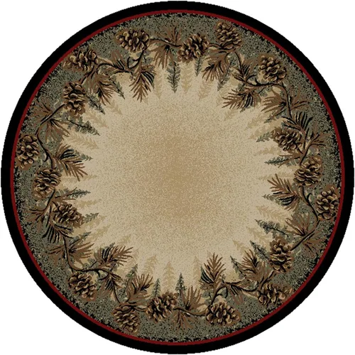 Miniatura 7 de BLACK FOREST DECOR Village Pines Alfombra - 2 x 4, polipropileno, resistente a las manchas, alfombra de área para interiores, 2 pulgadas de ancho x
