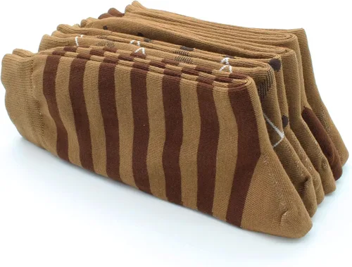 Miniatura 4 de TOEJYJ Calcetines de vestir divertidos para hombre, paquete de calcetines casuales divertidos, coloridos calcetines de algodón a rayas, talla 10-13