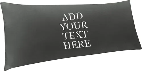 Personalized Passion Fundas de almohada tamaño corporal (20 x 54 pulgadas), fundas de almohada suaves y acogedoras con cierre de sobre con nombre