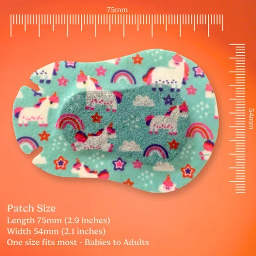 Miniatura 3 de Parches para ojos para niños Skincare - Parches adhesivos para niños para ojo perezoso (Paquete Fantasy) - Parche cómodo e hipoalergénico para bebés