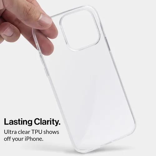 Miniatura 3 de totallee Funda transparente para iPhone 15 Pro, cubierta delgada ultra delgada y minimalista para Apple iPhone 15 Pro (2023)