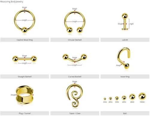 Miniatura 8 de WildKlass Jewely Septum - Anillo de acero quirúrgico para nariz 316L sin costuras (se vende individualmente)