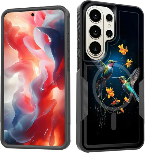 Miniatura 53 de Funda magnética para Galaxy A16 5G, [compatible con MagSafe] [protección contra caídas de grado militar] Funda resistente a prueba de golpes