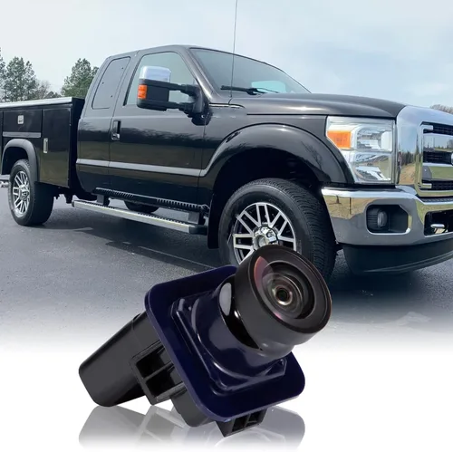 Miniatura 5 de EC3Z-19G490-A Cámara de respaldo compatible con 2013 2014 F250 F350 F450 F550 Super Duty, cámara de asistencia de estacionamiento 170° Ultra gran