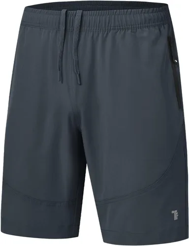 Miniatura 3 de Rdruko Pantalones cortos de senderismo para hombre con bolsillos con cremallera, 7 pulgadas, ligeros, de secado rápido, pantalones cortos
