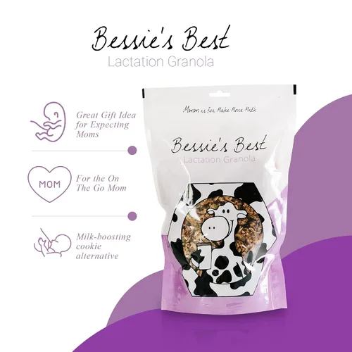 Miniatura 3 de Bessie's Best Lactation Granola Apoyo a la lactancia sin lácteos Alternativa de galletas que estimulan la leche Snacks de enfermería Aumento