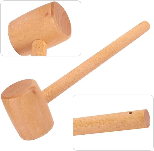 Miniatura 7 de Mazo plano, mazo de madera, para tallado de madera para carpintería
