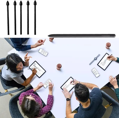 Miniatura 6 de Paquete de 5 puntas de repuesto negras Tab S6 Lite para bolígrafo compatibles con Samsung Galaxy Tab S6 Lite, puntas de repuesto + 1 pinza Puntas