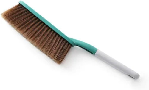 Miniatura 10 de Paquete de 3 cepillos de mano de 15", cepillo de limpieza de cerdas suaves, cepillo de barrido de migas y residuos, cepillo para desempolvar, 3