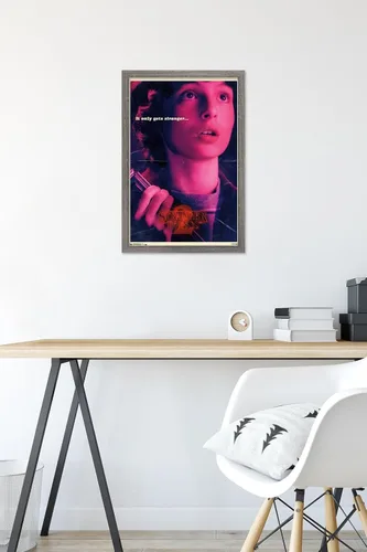 Miniatura 6 de Netflix Stranger Things: Temporada 2 - Póster de pared de Mike, 22.4 x 14.7 pulgadas, versión con marco de madera de Barnwood