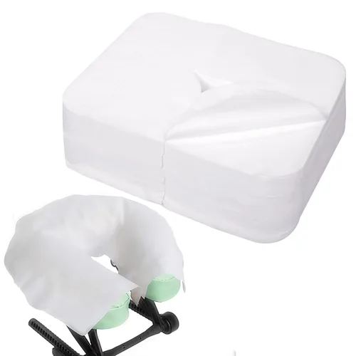 Fundas desechables para cuna facial, 500 unidades, de grado médico, lujosas, suaves no tejidas para mesa de masaje y silla, fundas desechables para