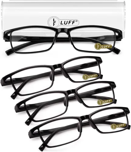 Miniatura 14 de LUFF 4 lentes de lectura anti-Blu-Ray Uv400, lectores de sol con bisagras de resorte (2.0X)