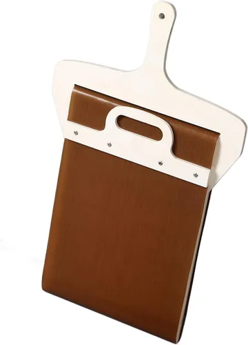 Miniatura 5 de Pala de madera deslizante para pizza con agarre cómodo, ligera para hornear pizza casera, LUCKDANO9DZYVF7I8G