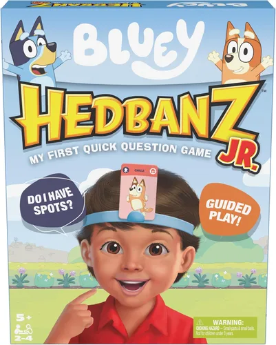 Miniatura 11 de Spin Master Games, Hedbanz Edición 2023 con nuevas cartas, juego de mesa de adivinanzas de imágenes, para familia y niños, 2-6 jugadores