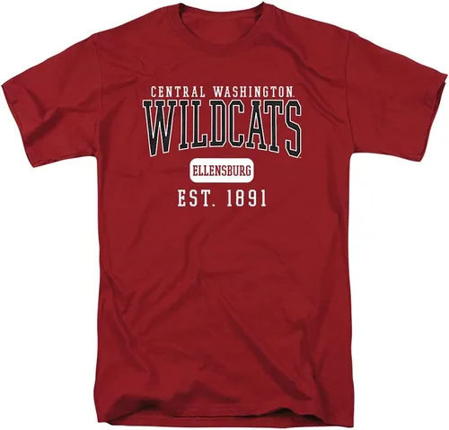 Miniatura 67 de LOGOVISION Camiseta de algodón unisex con diseño de fecha de este, para hombre y mujer, colección 3 Universidad de Bob Jones