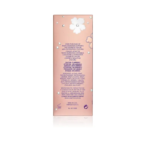 Miniatura 5 de Elizabeth Taylor Perfume para mujer, Love & White Diamonds, Eau De Toilette EDT Spray, 1 Fl Oz