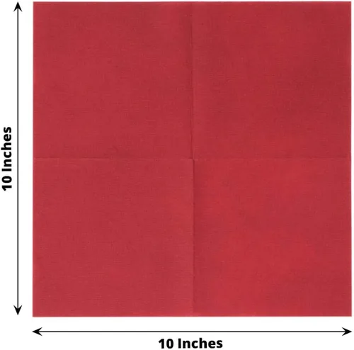 Miniatura 3 de Efavormart - Paquete de 20 servilletas de papel Airlaid suaves de lino de color burdeos, altamente absorbentes, desechables Borgoña