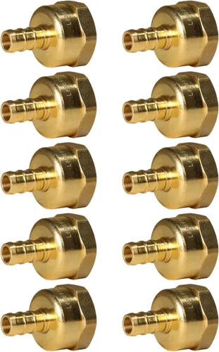 Miniatura 25 de XFITTING 1 pulgada Pex x 1 pulgada Adaptador Femenino NPT, 23-4-3=2X, 2 Piezas